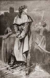 Illustration pour le roman de Charles Dickens Un conte de deux villes - Harry Furniss