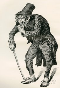 Illustration pour The Old Curiosity Shop de Charles Dickens - Harry Furniss