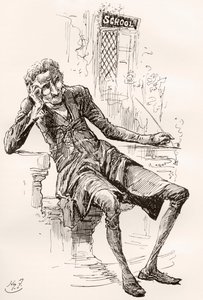 Illustration pour The Old Curiosity Shop de Charles Dickens - Harry Furniss