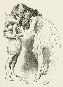 Illustration pour Sylvie et Bruno par Lewis Carroll - Harry Furniss