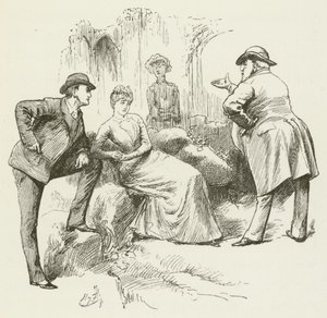 Illustration pour Sylvie et Bruno par Lewis Carroll - Harry Furniss