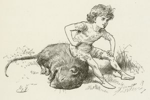 Illustration pour Sylvie et Bruno par Lewis Carroll