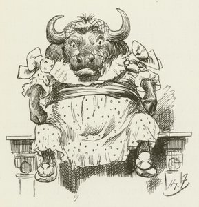 Illustration pour Sylvie et Bruno par Lewis Carroll - Harry Furniss