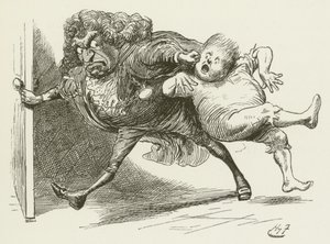 Illustration pour Sylvie et Bruno par Lewis Carroll - Harry Furniss