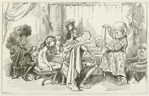 Illustration pour Sylvie et Bruno par Lewis Carroll - Harry Furniss