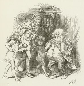 Illustration pour Sylvie et Bruno par Lewis Carroll - Harry Furniss