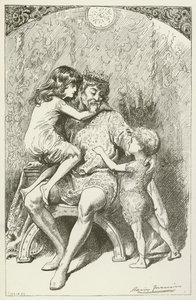 Illustration pour Sylvie et Bruno par Lewis Carroll - Harry Furniss