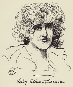 Lady Alma Tadema - Harry Furniss