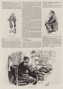 La vie au Parlement, des étrangers dans la Chambre - Harry Furniss