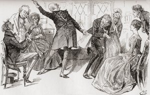 M. Micawber provoque la chute de Heep - Harry Furniss