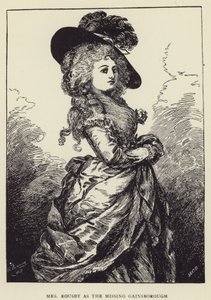 Mme Rousby comme le Gainsborough manquant - Harry Furniss
