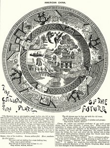 Caricature de Punch : Porcelaine américaine - Harry Furniss
