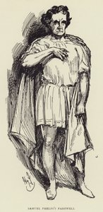 Adieux de Samuel Phelps - Harry Furniss