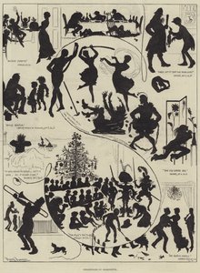 Shakespeare en silhouette - Harry Furniss