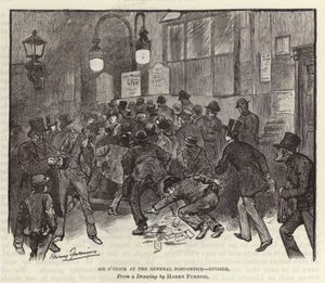 Six heures à la poste générale - Harry Furniss