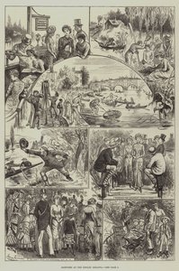 Croquis à la régate de Henley