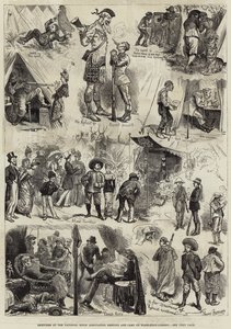 Croquis à la réunion et au camp de la National Rifle Association sur Wimbledon-Common - Harry Furniss