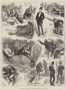 Croquis au Parlement, La Chambre reste assise - Harry Furniss
