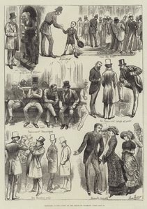 Croquis dans le hall de la Chambre des communes