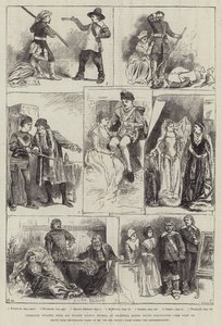 Tableaux vivants des romans de Sir Walter Scott, à Cromwell House, South Kensington