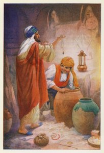 Peregil, The Gallego, and the Moor (lithographie couleur) - Harry George Theaker