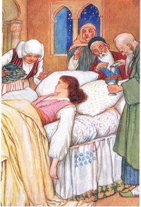 La princesse Aldebonda et ses médecins (dans l