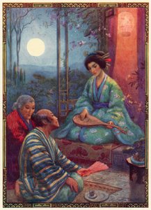 Princesse Splendeur du bambou plumeux (lithographie couleur) - Harry George Theaker