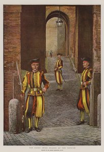 Les gardes suisses du Pape au Vatican