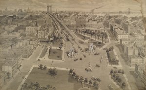 Place de Brooklyn du pont de Manhattan, vers 1917 - Harry M. Pettit