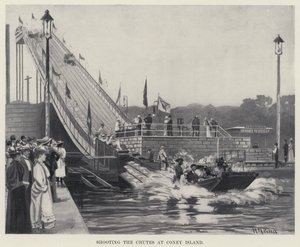 Descente des chutes à Coney Island - Harry M. Pettit