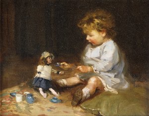 La fête du thé - Harry Mitten Wilson