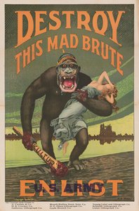 Détruisez ce fou furieux Enrôlez-vous - Armée américaine - Harry R. Hopps