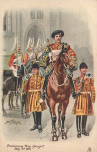 Proclamation du roi George V - Harry and Arthur Charles Payne