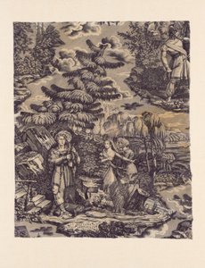 Le Solitaire au Pont du Torrent (Tissu d