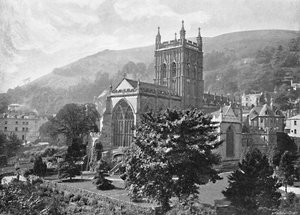 Église prieurale, Great Malvern, vers 1896