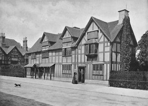 Maison de Shakespeare, Stratford-On-Avon, vers 1896 - Harvey Barton