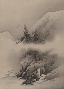 Paysage enneigé - Hashimoto Gaho