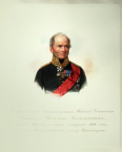 Portrait de Dmitri Vassilievitch Vassiltchikov 1778-1859 de l