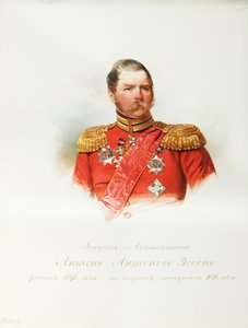 Portrait du général Anton Antonovich von Essen 1797-1863 de l