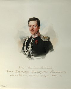 Portrait du prince Vladimir Dmitrievitch Golitsyne 1815-1888 de l