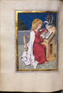 Livre des Évangiles avec Portraits des Évangélistes : Saint Jean - Hausbuch Master