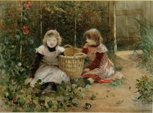 Dans le jardin clos