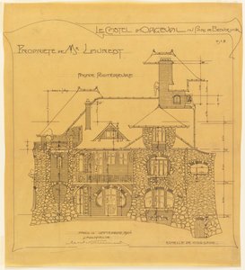 Façade arrière, Château d