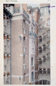 Vue du Castel Béranger (1897-1898), bâtiment manifesté par l