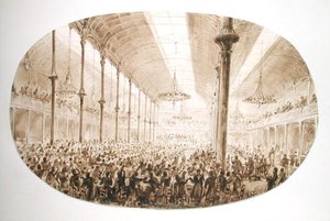 Un banquet, c.1865
