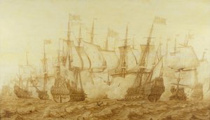 La bataille de Gabbard, 2 juin 1653, vers 1653 - Heerman Witmont