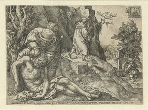 Le Bon Samaritain soigne les blessures (Parabel van de Barmhartige Samaritaan)