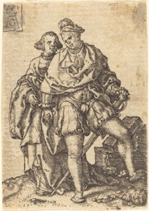 Couple dansant - Heinrich Aldegrever