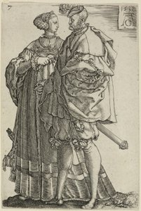 Couple dansant, planche sept de Les grands danseurs de mariage