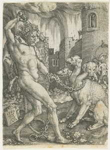 Hercule enchaîne Cerbère, 1550